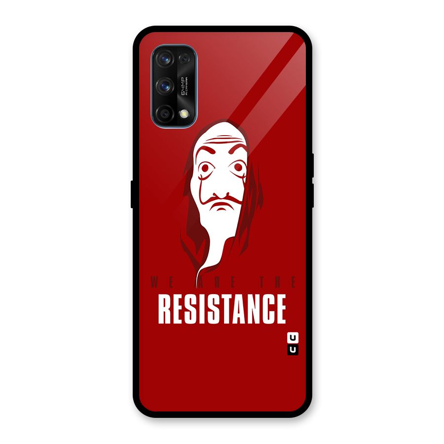 We Are Resistance Glass Back Case for Realme 7 Pro
