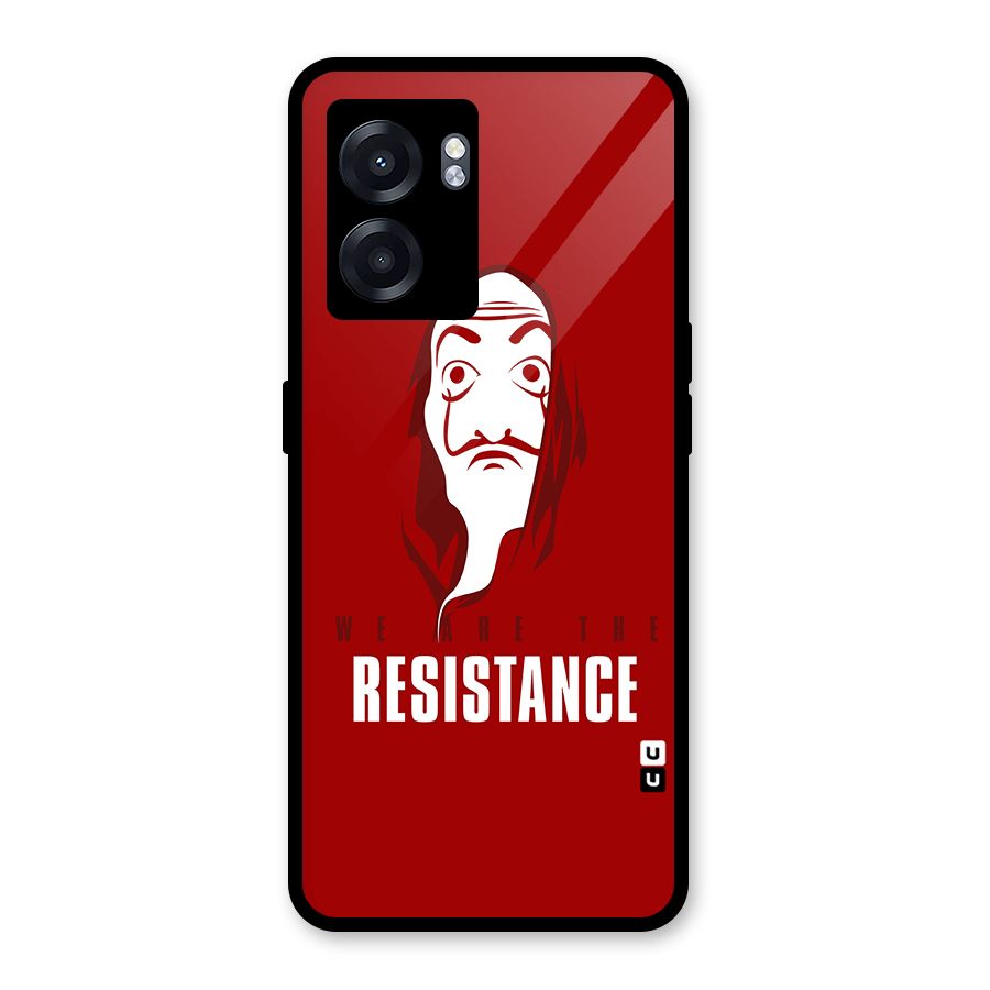 We Are Resistance Glass Back Case for Realme Narzo 50 5G