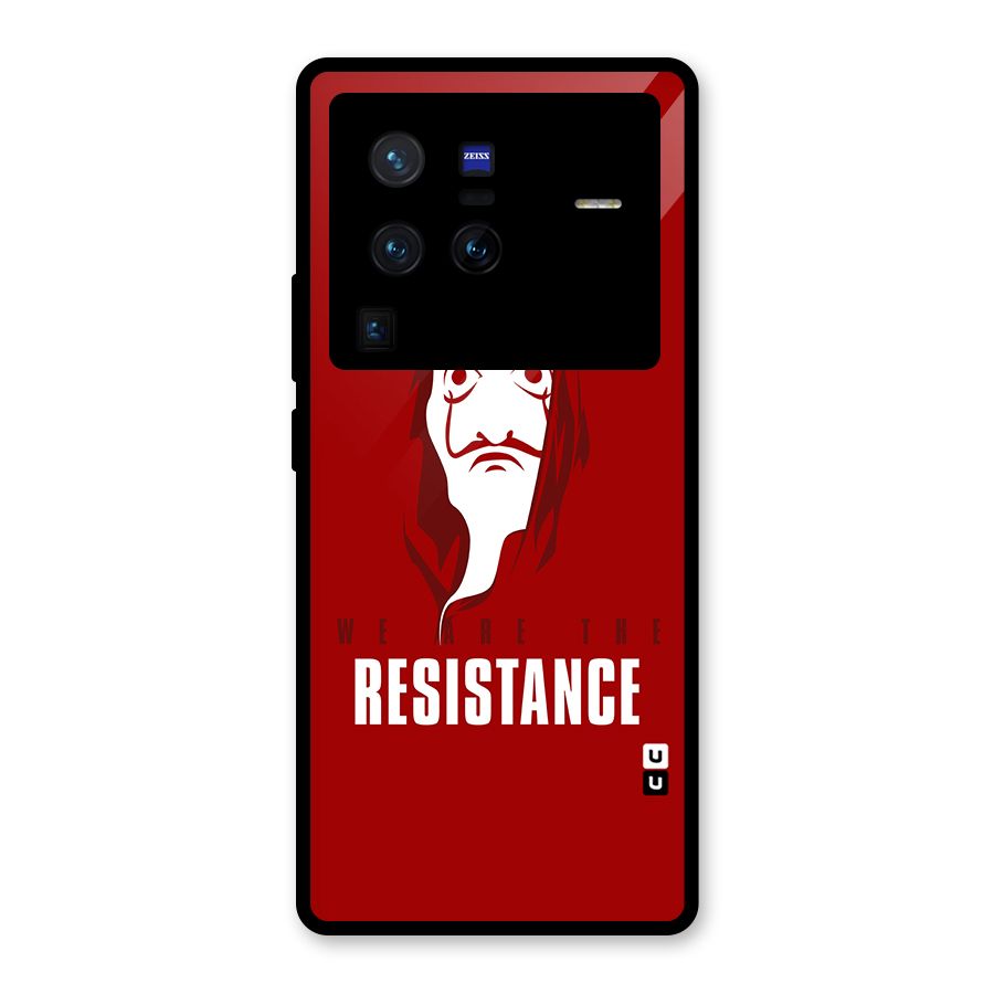 We Are Resistance Glass Back Case for Vivo X80 Pro