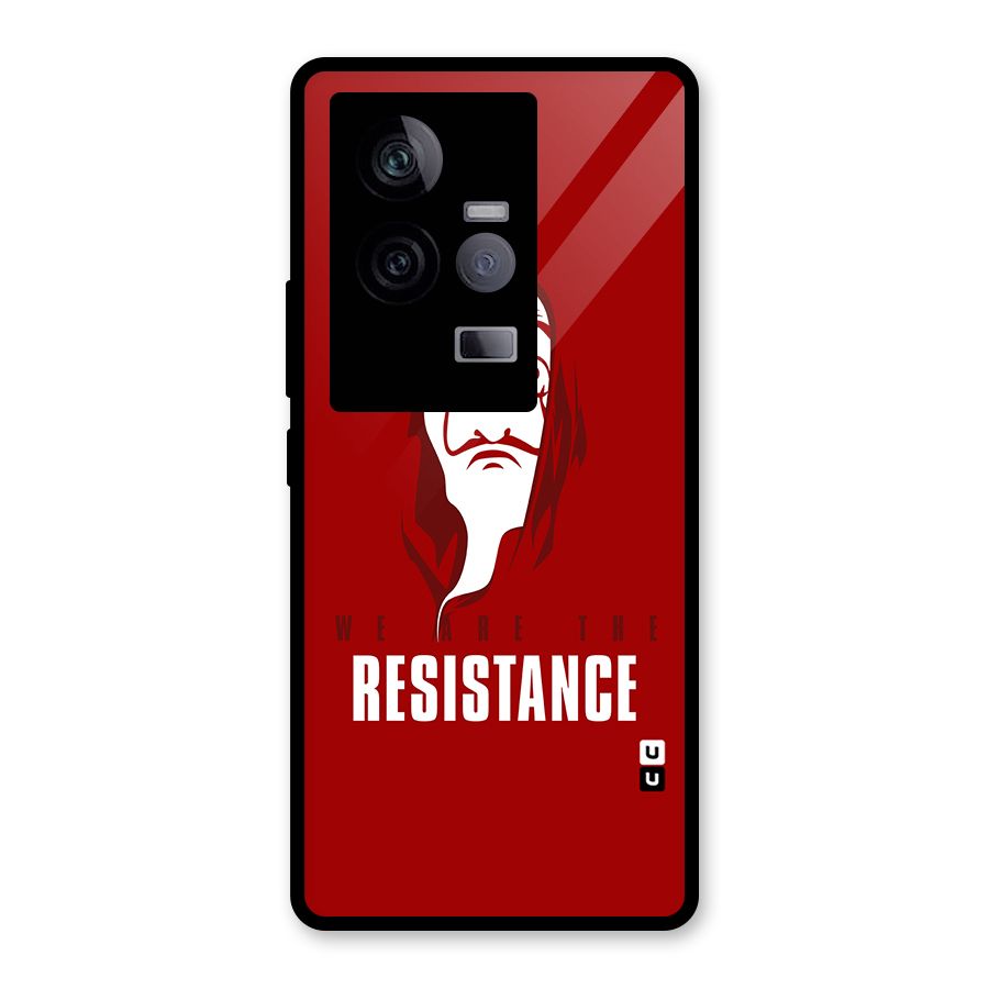 We Are Resistance Glass Back Case for Vivo iQOO 11 5G