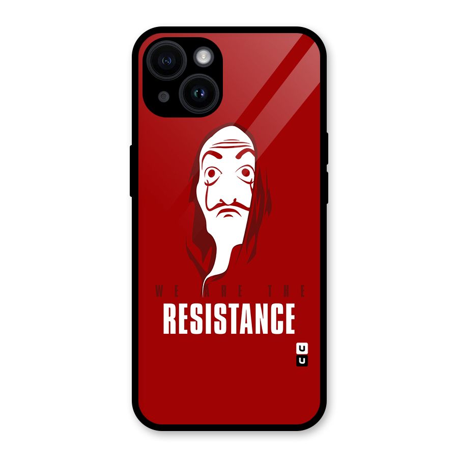 We Are Resistance Glass Back Case for iPhone 14