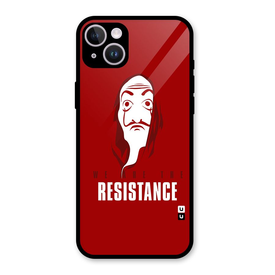 We Are Resistance Glass Back Case for iPhone 14 Plus