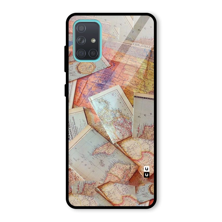 We Wander Glass Back Case for Galaxy A71