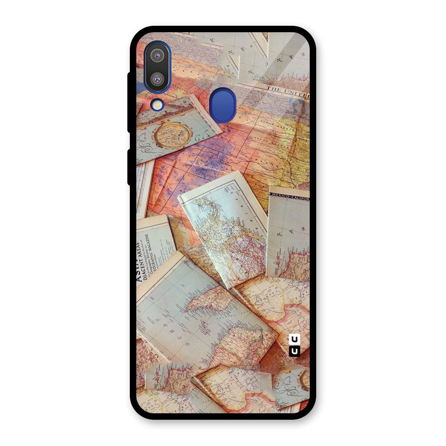 We Wander Glass Back Case for Galaxy M20
