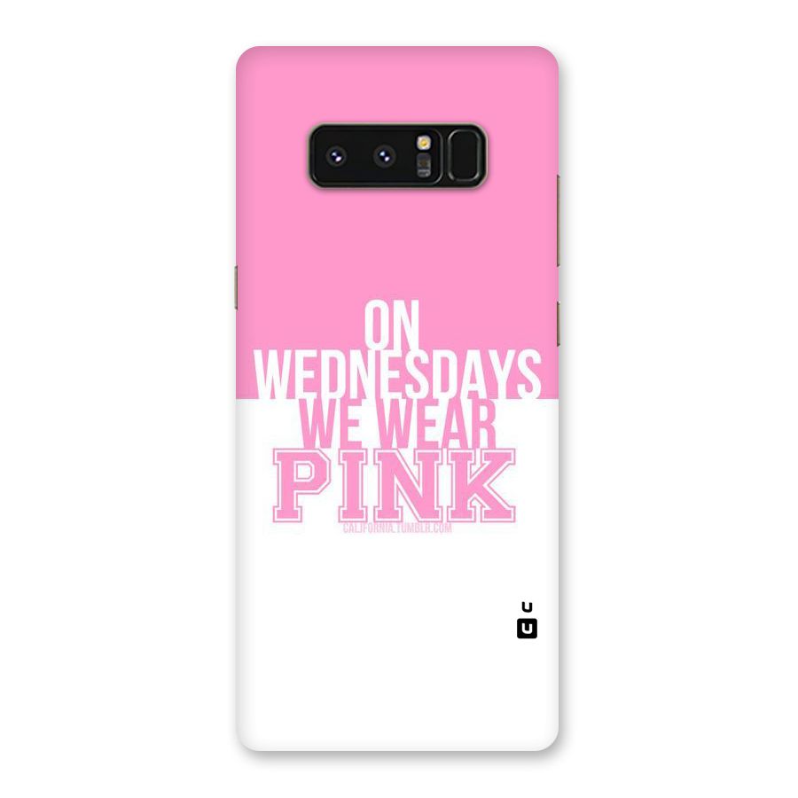 Wear Pink Back Case for Galaxy Note 8