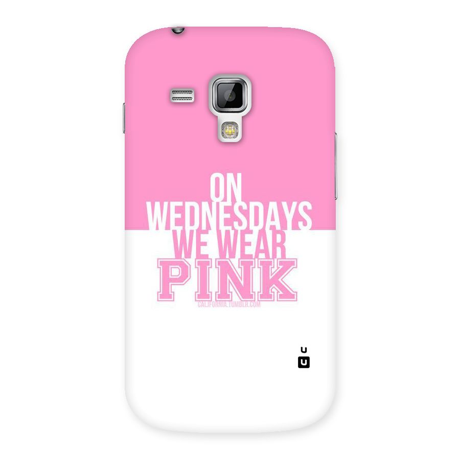 Wear Pink Back Case for Galaxy S Duos