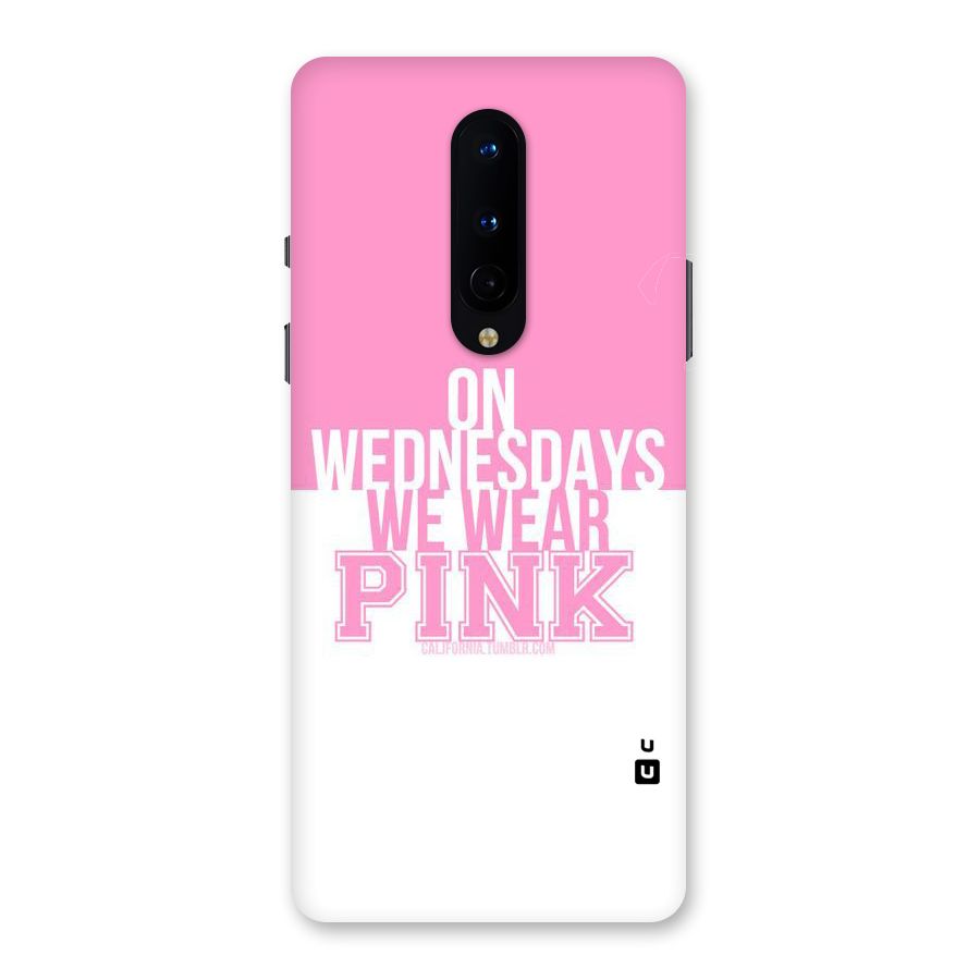 Wear Pink Back Case for OnePlus 8