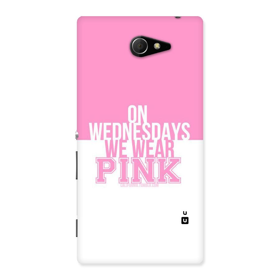 Wear Pink Back Case for Sony Xperia M2