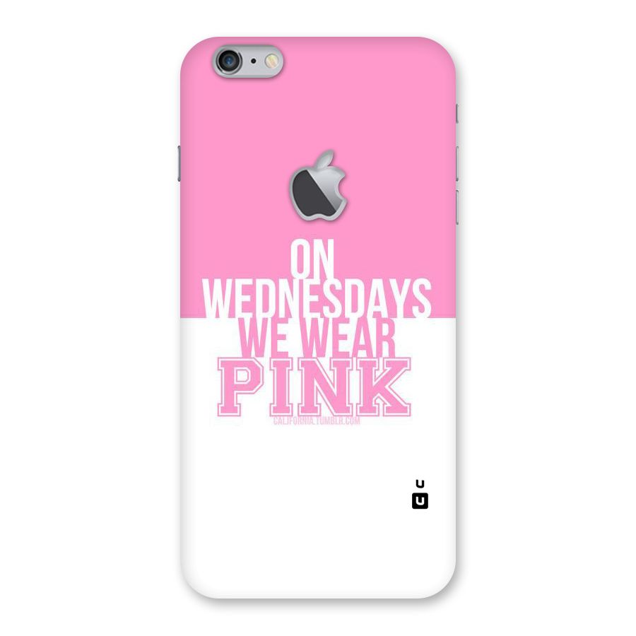 Wear Pink Back Case for iPhone 6 Plus 6S Plus Logo Cut