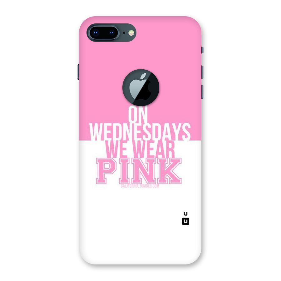 Wear Pink Back Case for iPhone 7 Plus Logo Cut