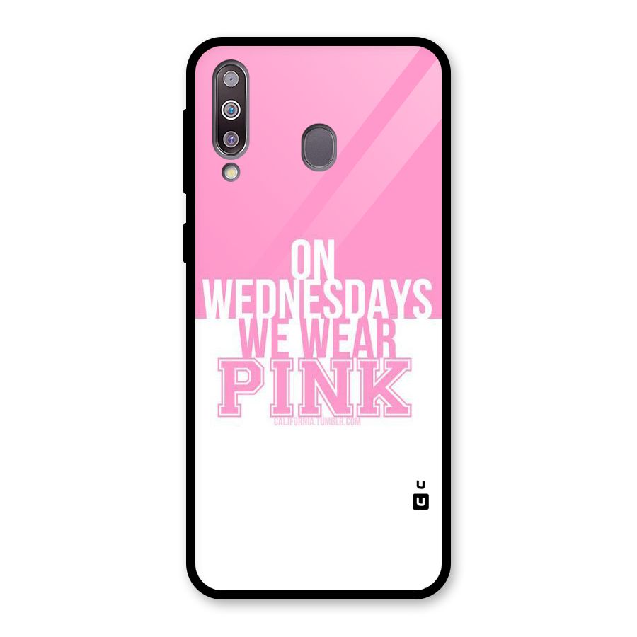 Wear Pink Glass Back Case for Galaxy M30