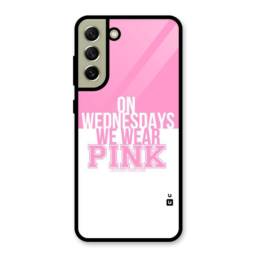 Wear Pink Glass Back Case for Galaxy S21 FE 5G