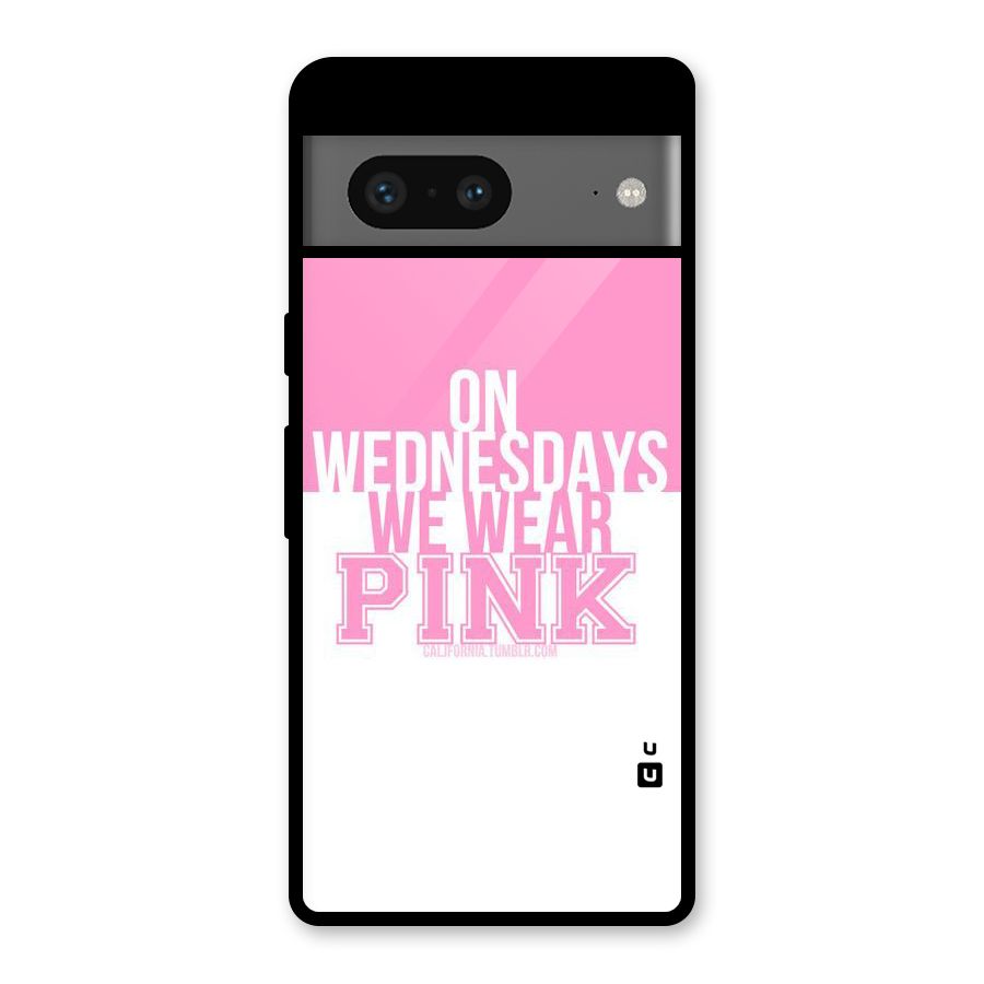 Wear Pink Glass Back Case for Google Pixel 7