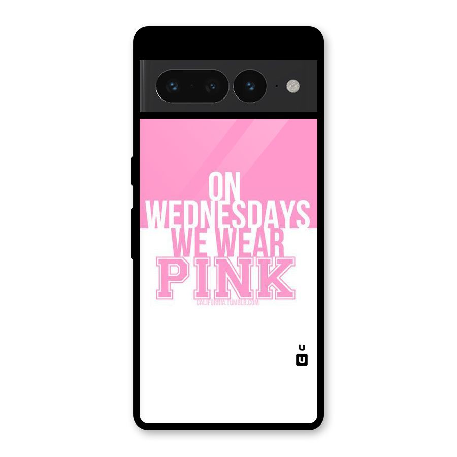 Wear Pink Glass Back Case for Google Pixel 7 Pro