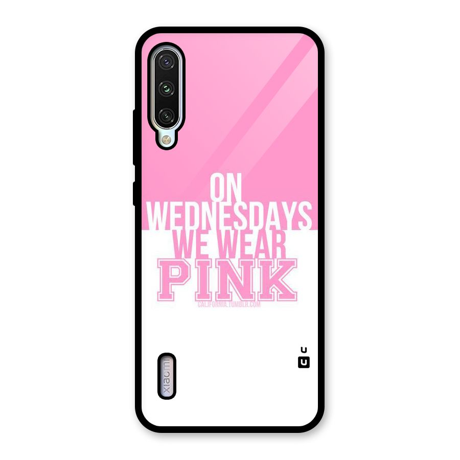 Wear Pink Glass Back Case for Mi A3