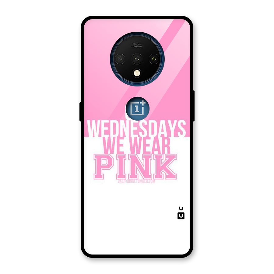 Wear Pink Glass Back Case for OnePlus 7T