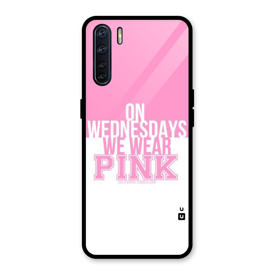 Wear Pink Glass Back Case for Oppo F15