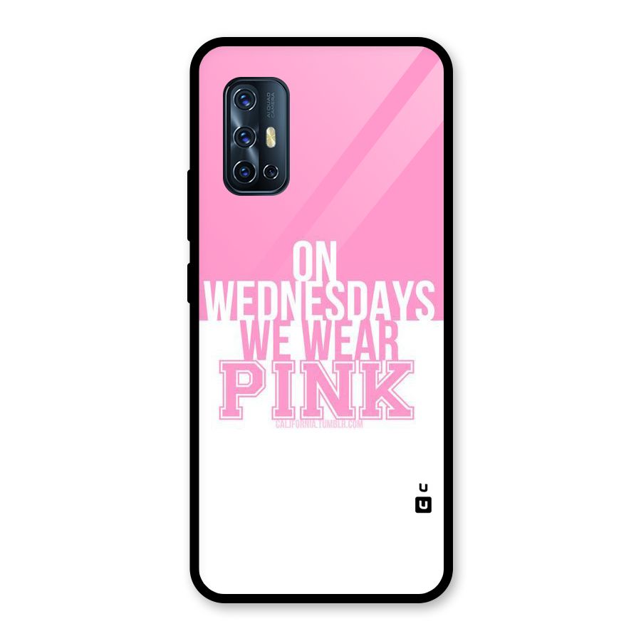 Wear Pink Glass Back Case for Vivo V17