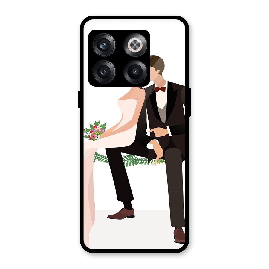 Wedding Couple Glass Back Case for OnePlus 10T
