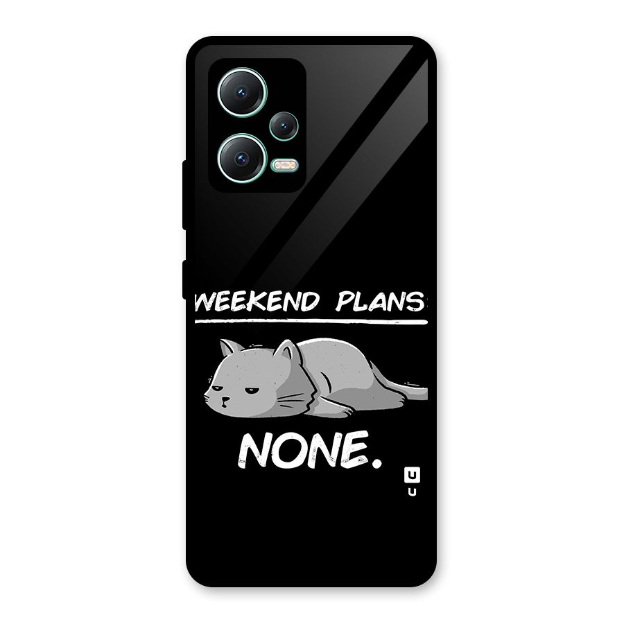 Weekend Plans None Glass Back Case for Redmi Note 12 5G
