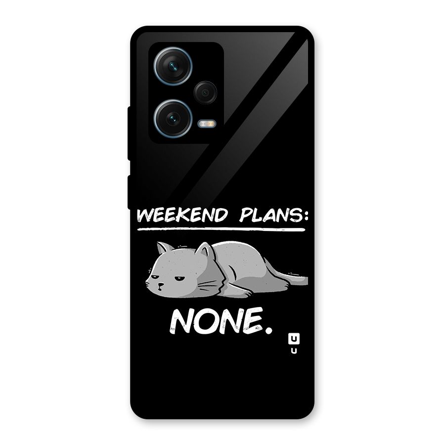 Weekend Plans None Glass Back Case for Redmi Note 12 Pro Plus 5G