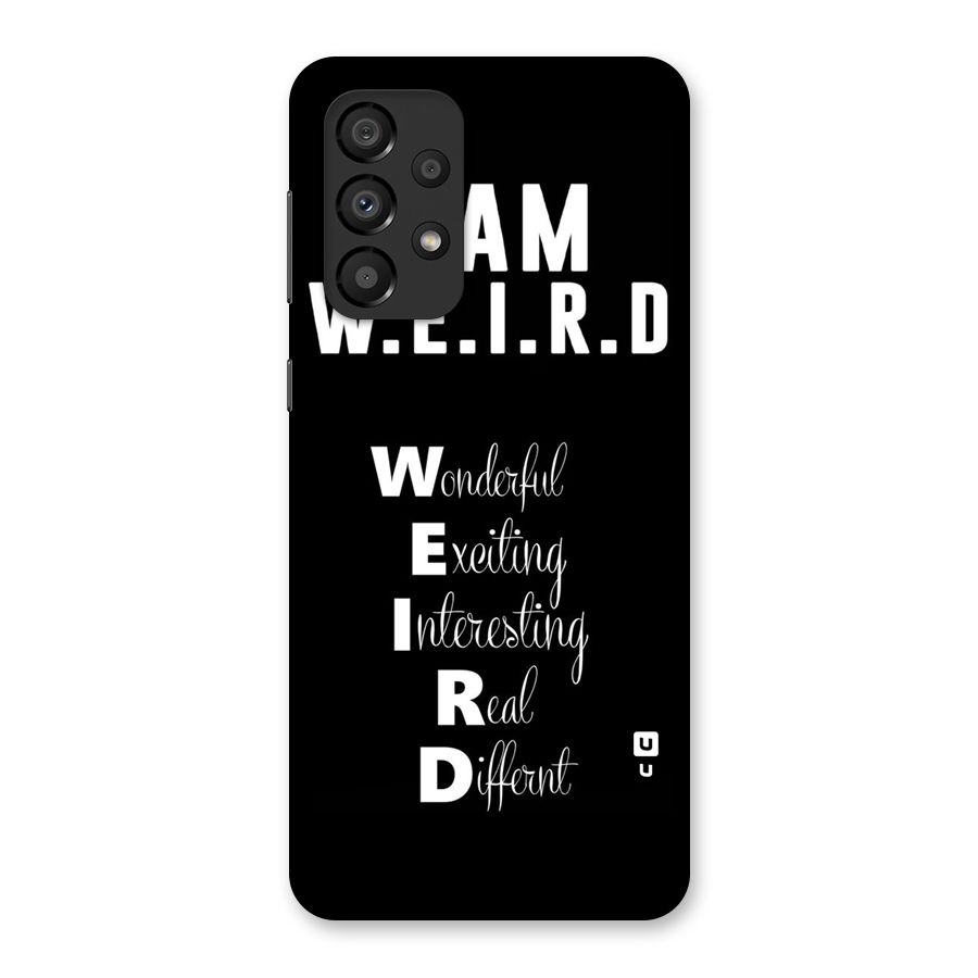 Weird Me Back Case for Galaxy A33 5G