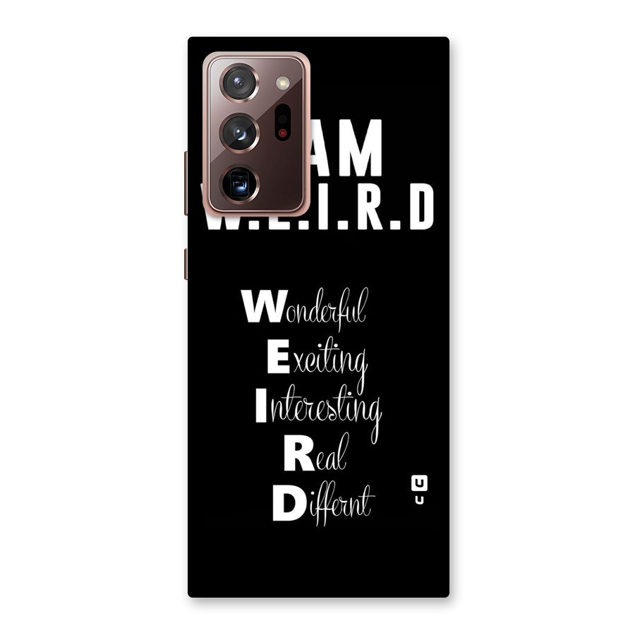 Weird Me Back Case for Galaxy Note 20 Ultra