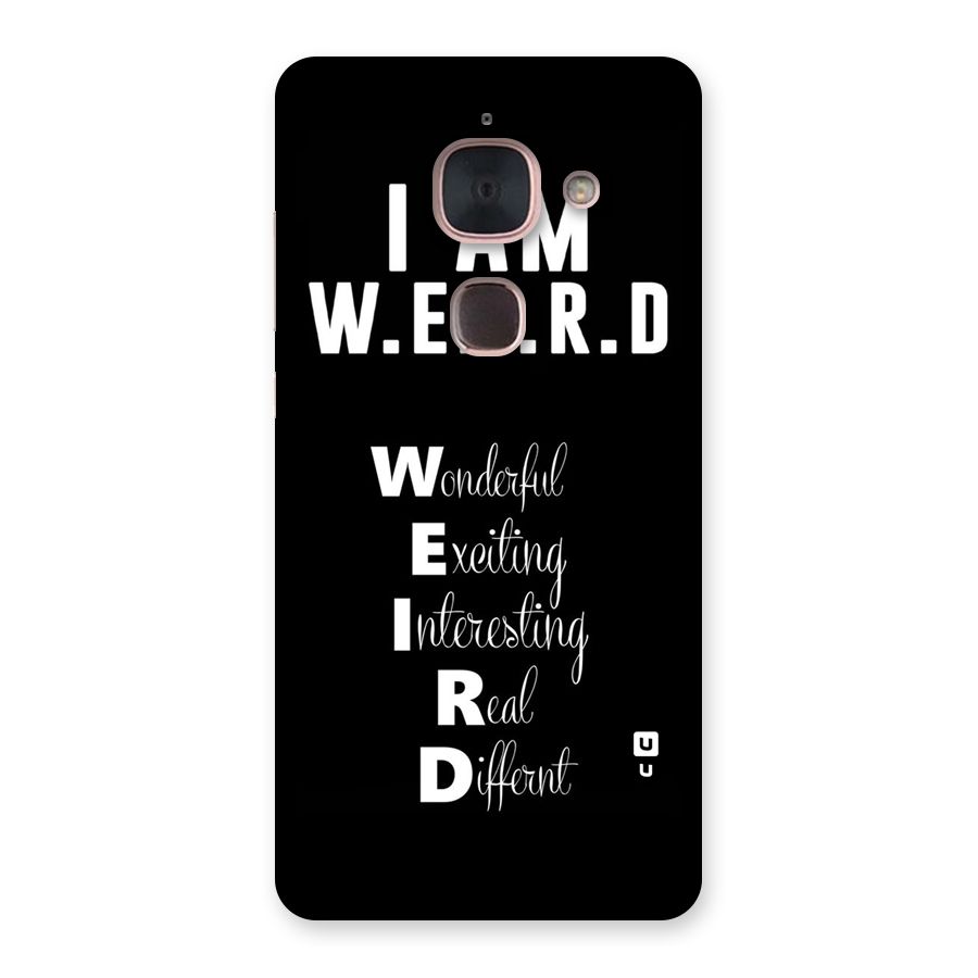 Weird Me Back Case for Le Max 2