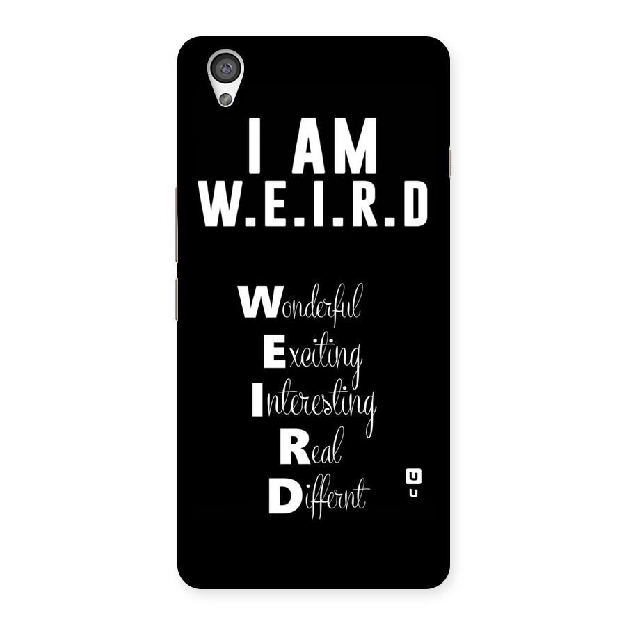 Weird Me Back Case for OnePlus X
