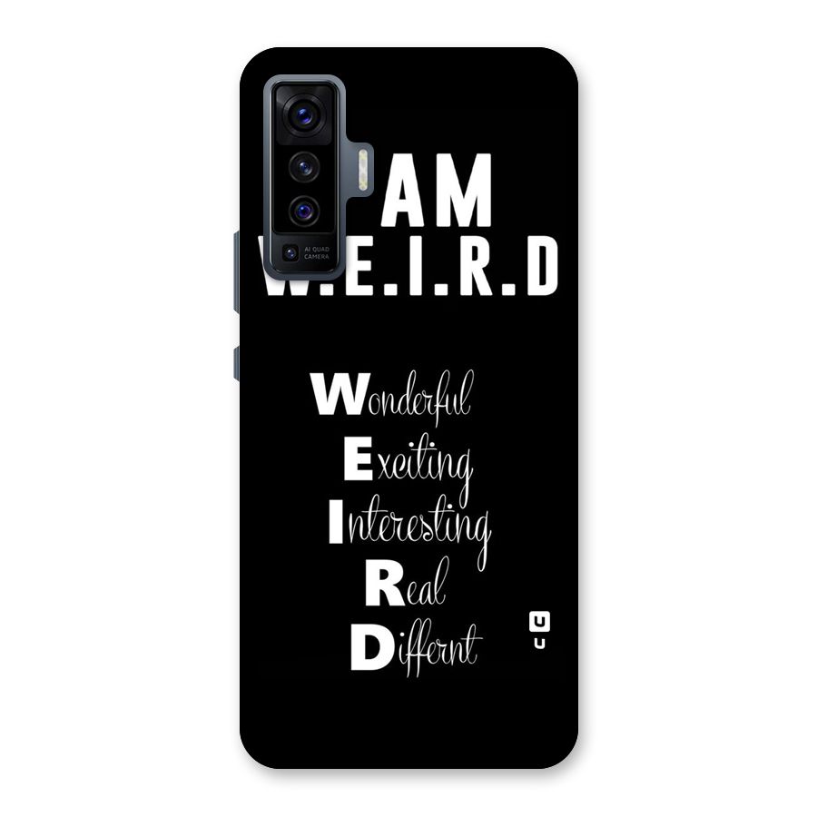 Weird Me Back Case for Vivo X50
