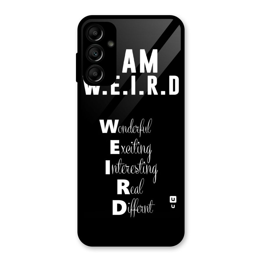 Weird Me Glass Back Case for Galaxy A14 5G