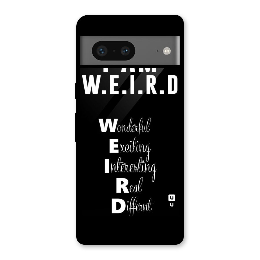 Weird Me Glass Back Case for Google Pixel 7