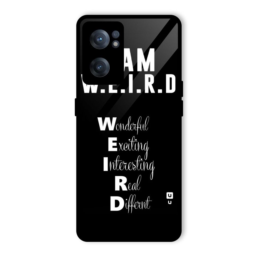 Weird Me Glass Back Case for OnePlus Nord CE 2 5G
