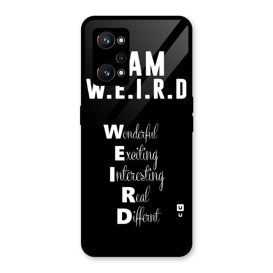 Weird Me Glass Back Case for Realme GT Neo 3T