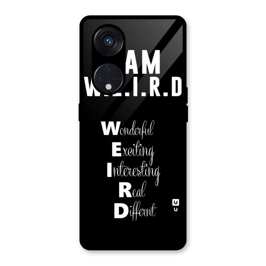 Weird Me Glass Back Case for Reno8 T 5G