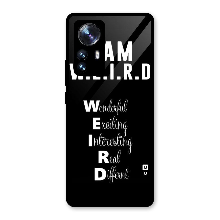 Weird Me Glass Back Case for Xiaomi 12 Pro