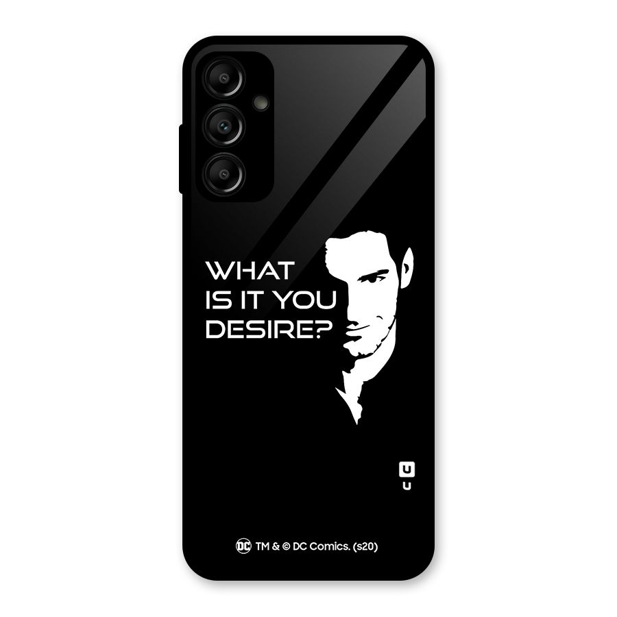 What Do You Desire Glass Back Case for Galaxy A14 5G