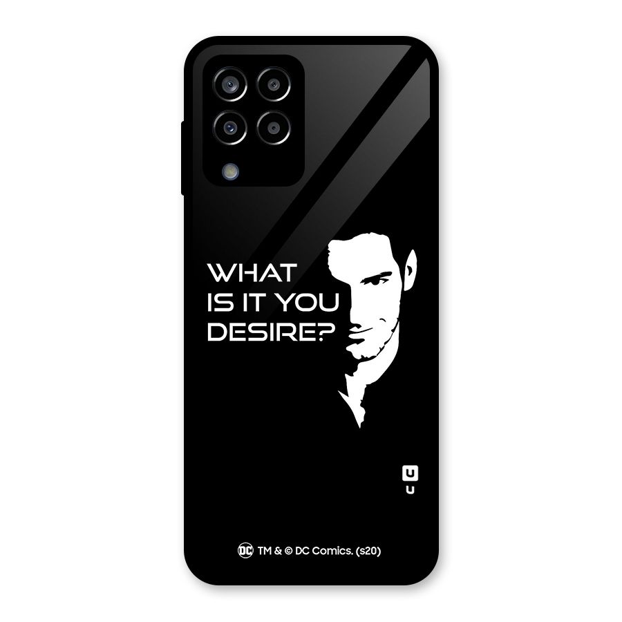 What Do You Desire Glass Back Case for Galaxy M33