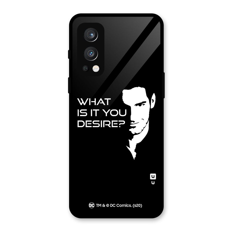 What Do You Desire Glass Back Case for OnePlus Nord 2 5G