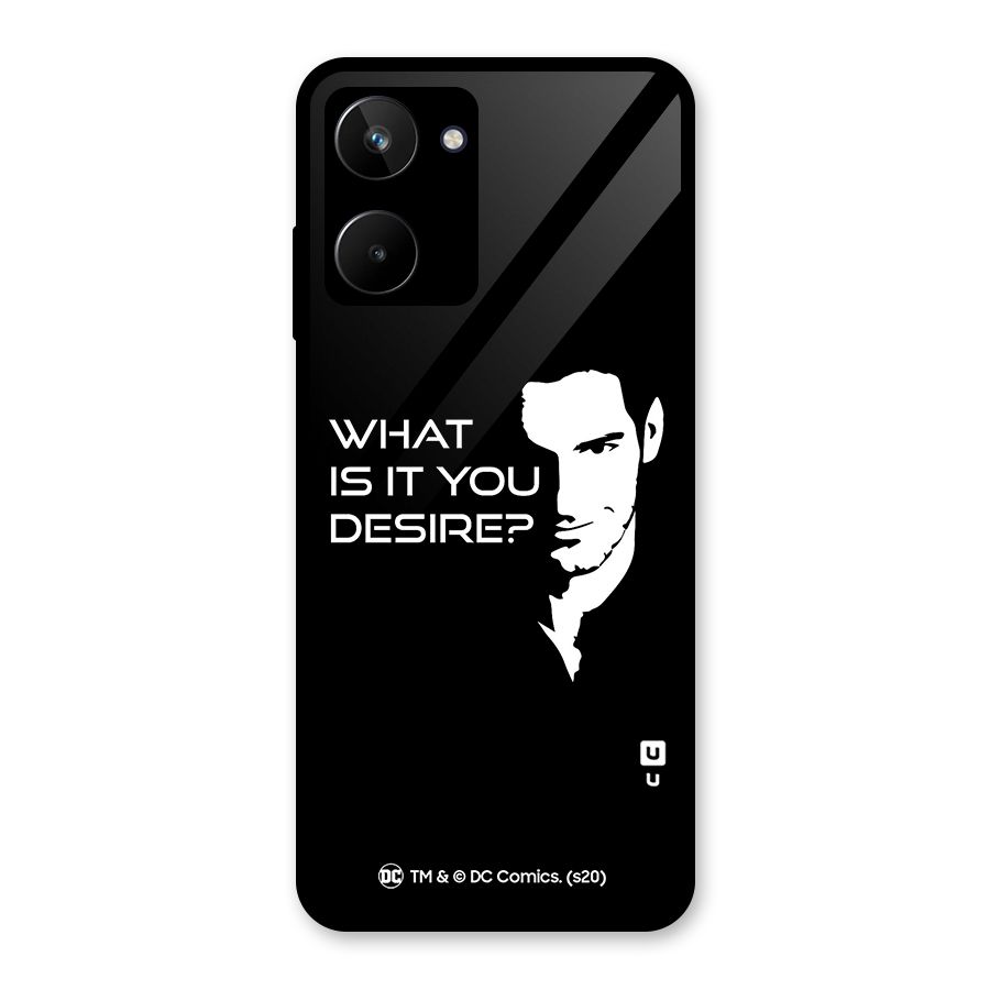 What Do You Desire Glass Back Case for Realme 10