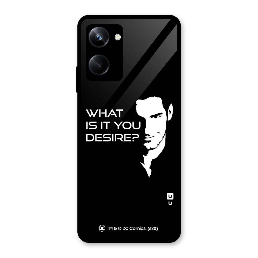 What Do You Desire Glass Back Case for Realme 10 Pro
