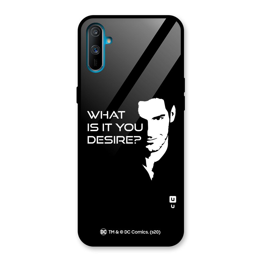 What Do You Desire Glass Back Case for Realme C3