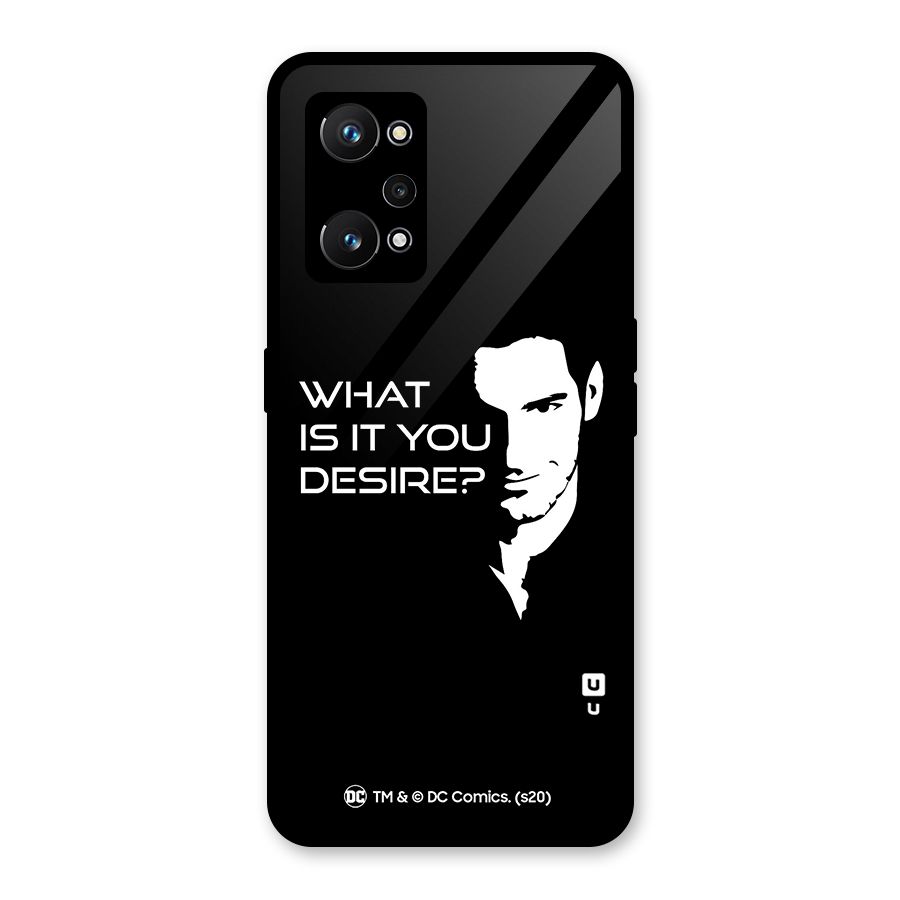 What Do You Desire Glass Back Case for Realme GT Neo 3T