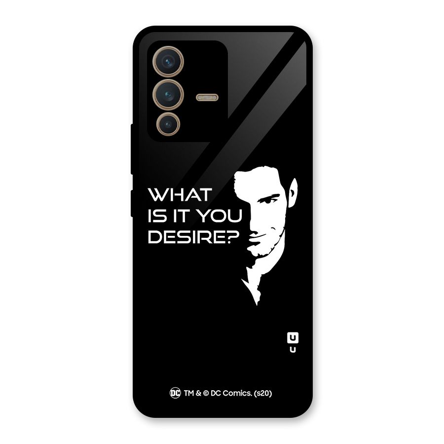 What Do You Desire Glass Back Case for Vivo V23 5G