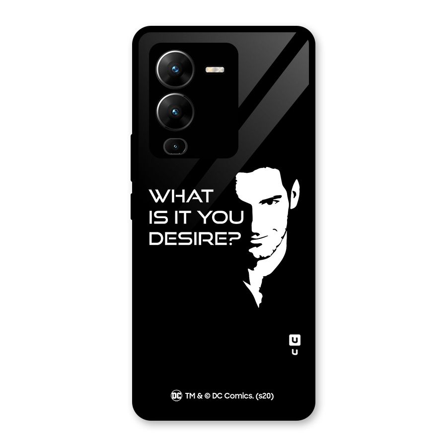 What Do You Desire Glass Back Case for Vivo V25 Pro