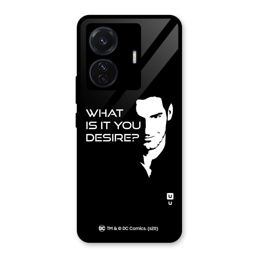 What Do You Desire Glass Back Case for Vivo iQOO Z6 Pro