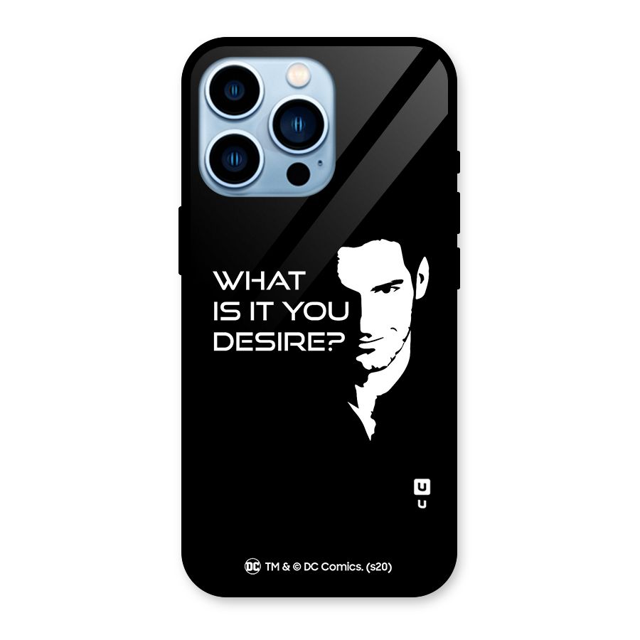 What Do You Desire Glass Back Case for iPhone 13 Pro