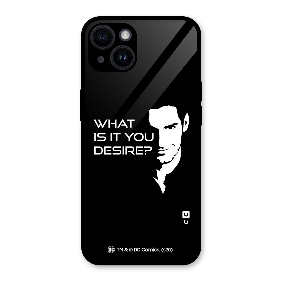 What Do You Desire Glass Back Case for iPhone 14