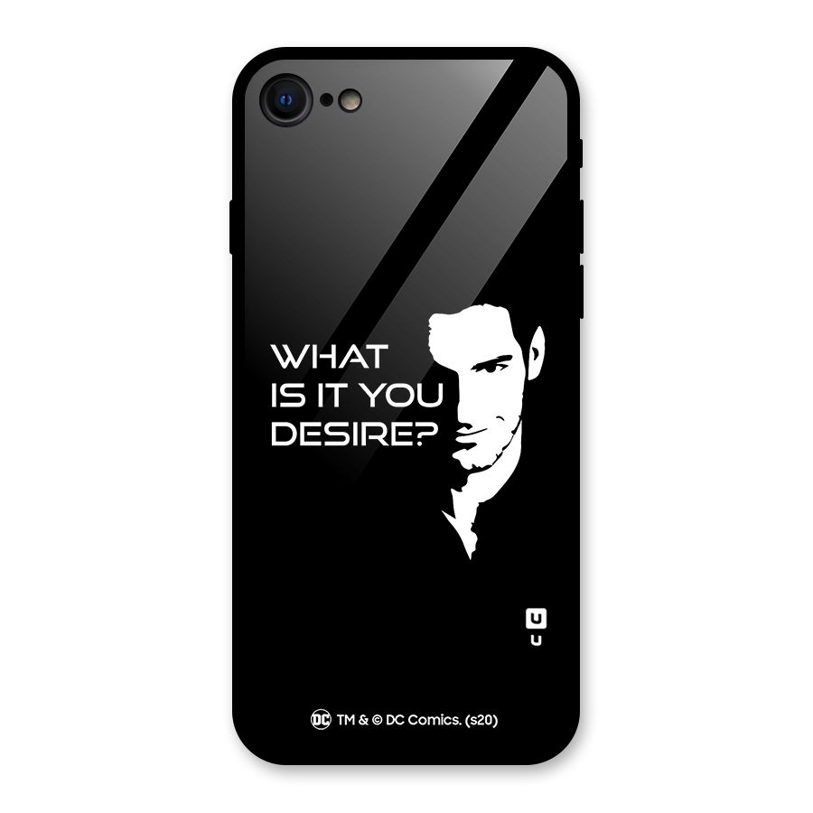 What Do You Desire Glass Back Case for iPhone SE 2022