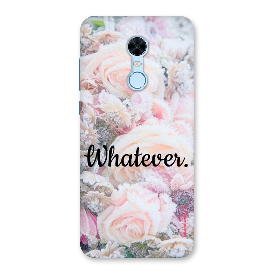 Whatever Back Case for Redmi Note 5